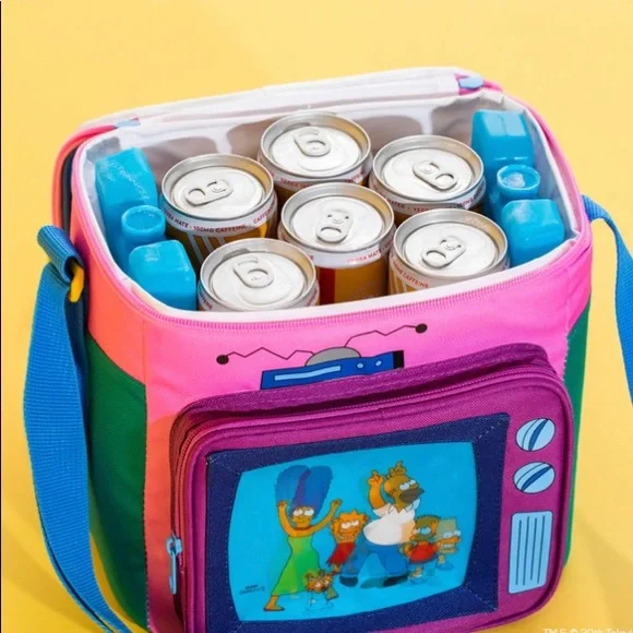 Igloo x The Simpsons Insulated Square Cooler Bag 9-Can Capacity - Picture 3 of 12